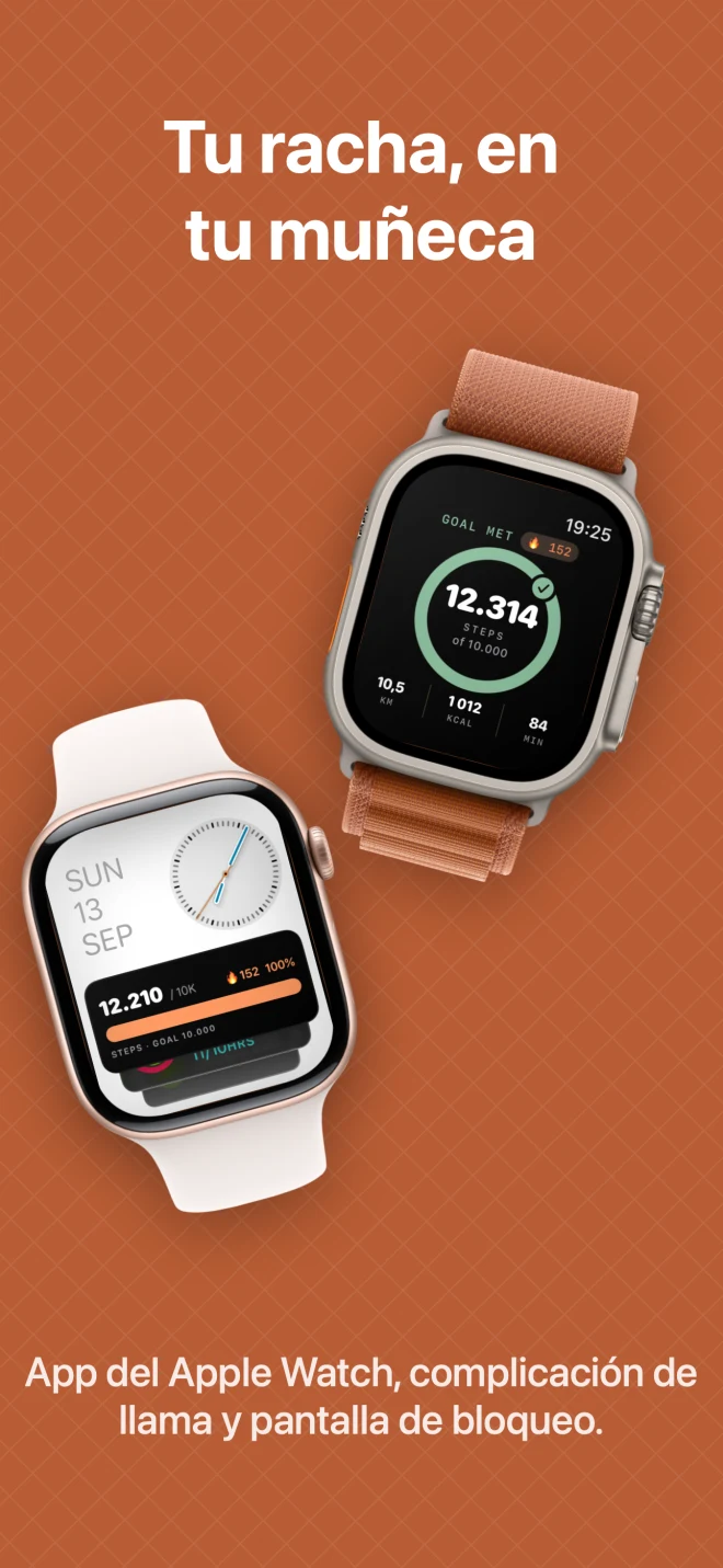 Stepyfocus Apple Watch app and streak complication